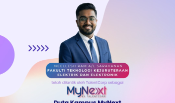 Congratulations on the Appointment as MyNext Campus Ambassador @ UMPSA